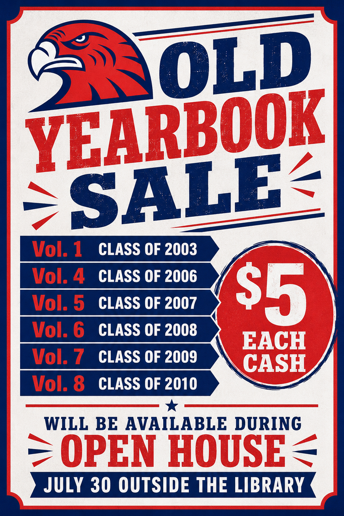 old year books sale during open house