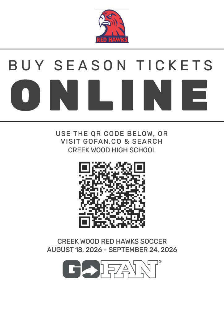 GoFan Online Ticket Sale QR code for Girls Soccer 2026