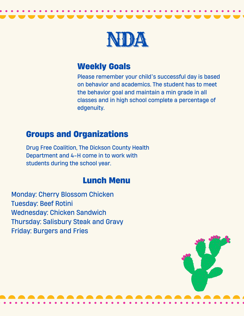 This week at NDA