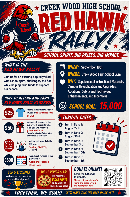 Red Hawk Rally Info-printable version is available