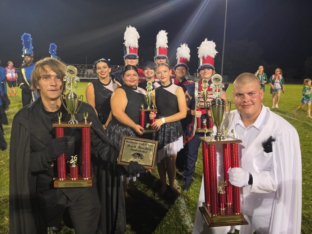 Spirit of Creek Wood Marching Band Places in competition