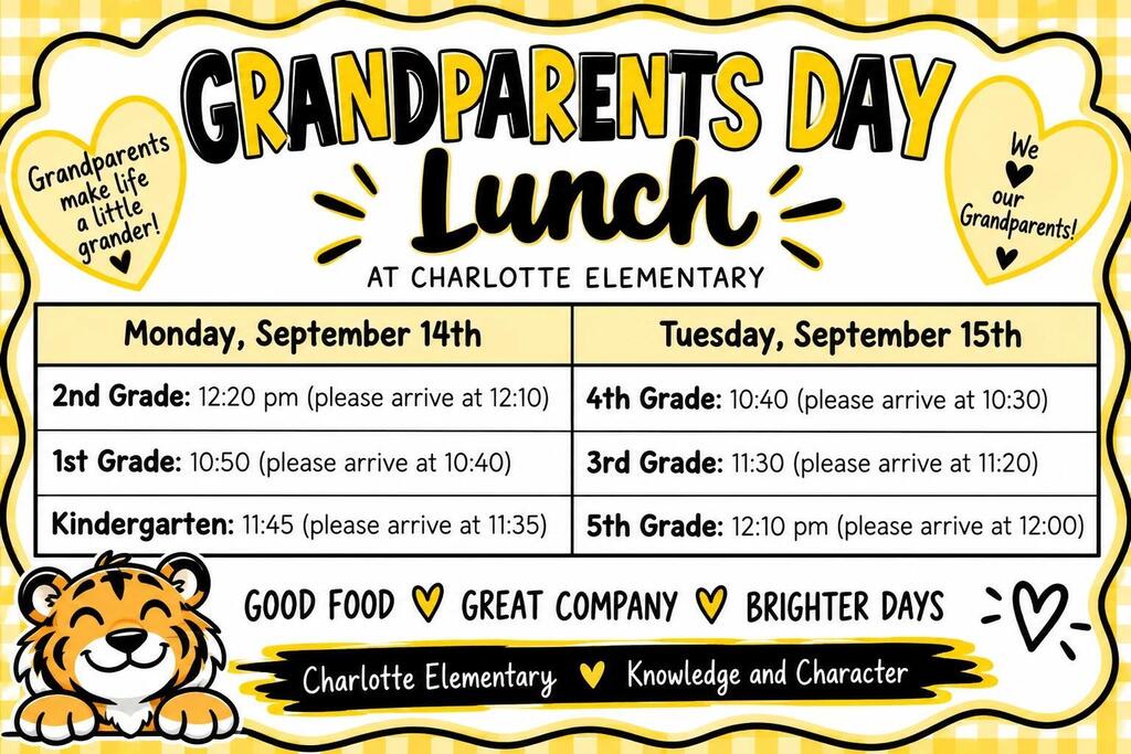 grandparent's day lunch