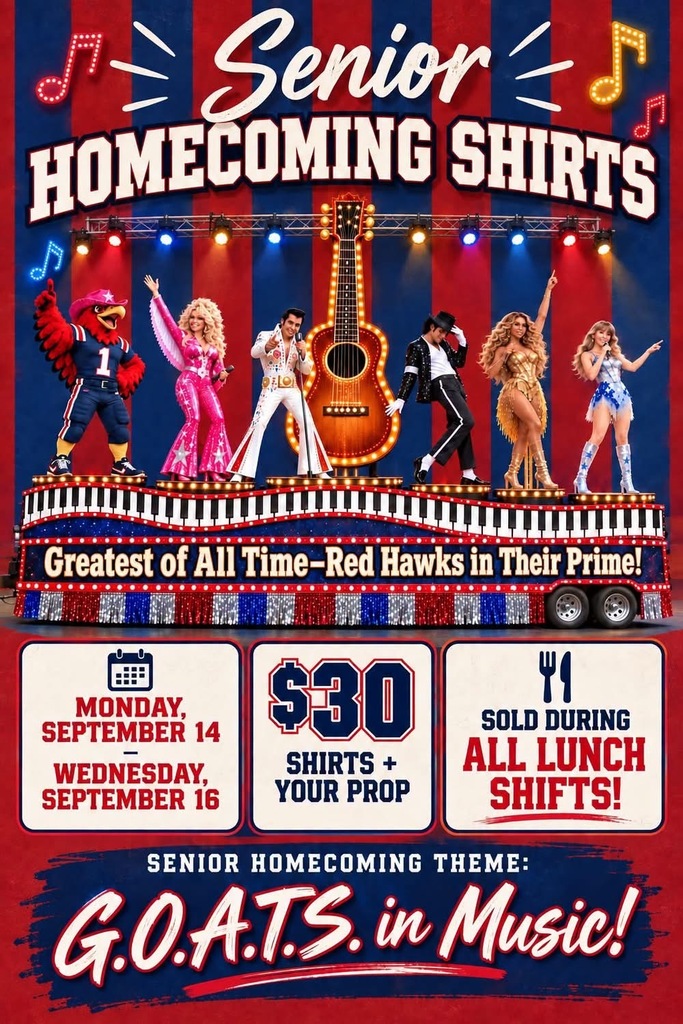$30 for shirt and prop; on sale during lunch 9/14 thru 9/16