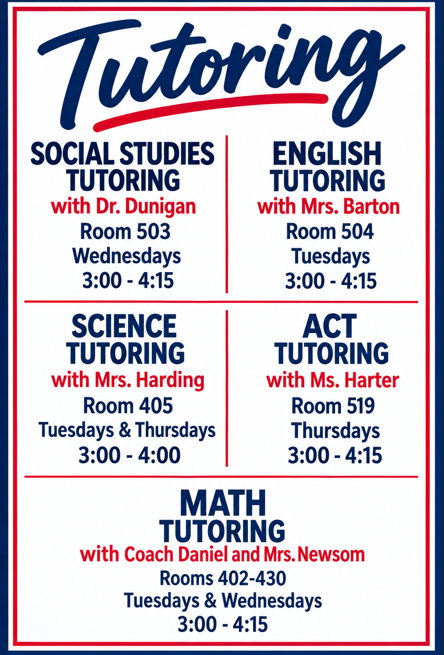 Tutoring opportunities