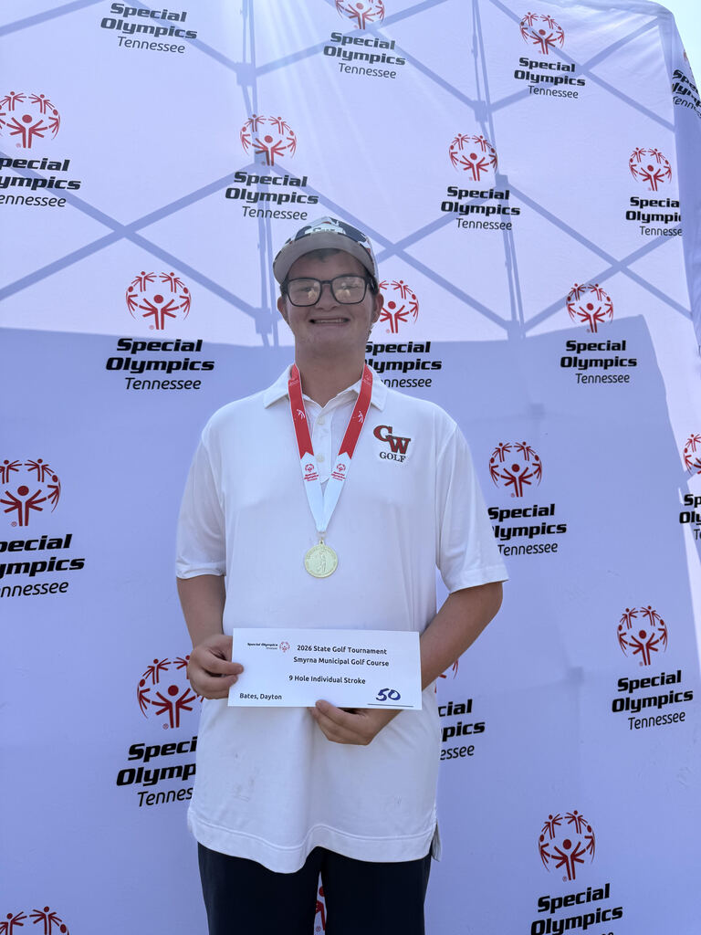 Dayton Bates Special Olympics Gold Medalist