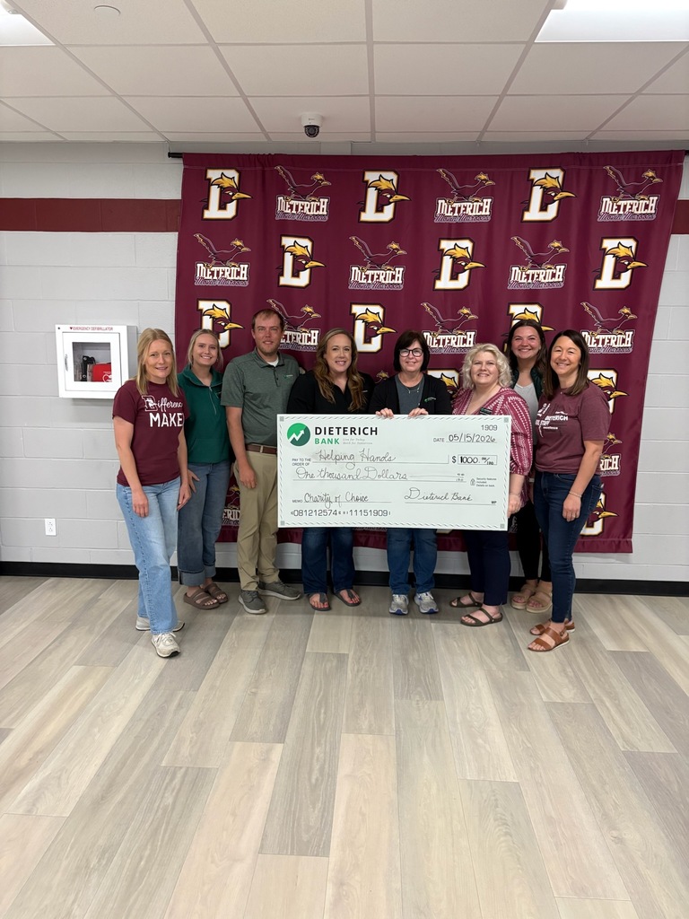Dieterich Bank donates to Helping Hands