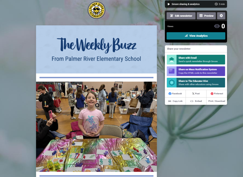 The Weekly Buzz from Palmer River Elementary School