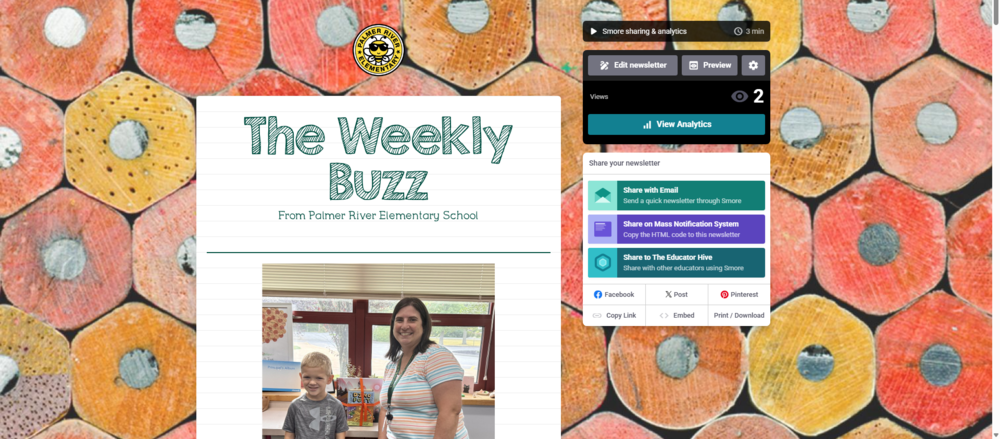The Weekly Buzz from Palmer River Elementary School