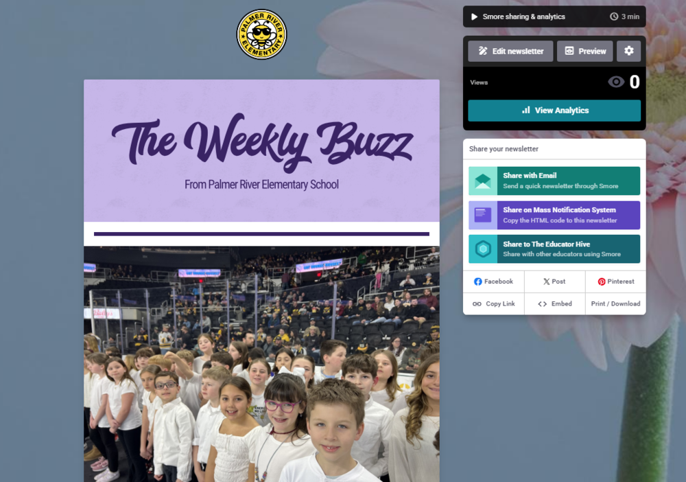 The Weekly Buzz from Palmer River Elementary School