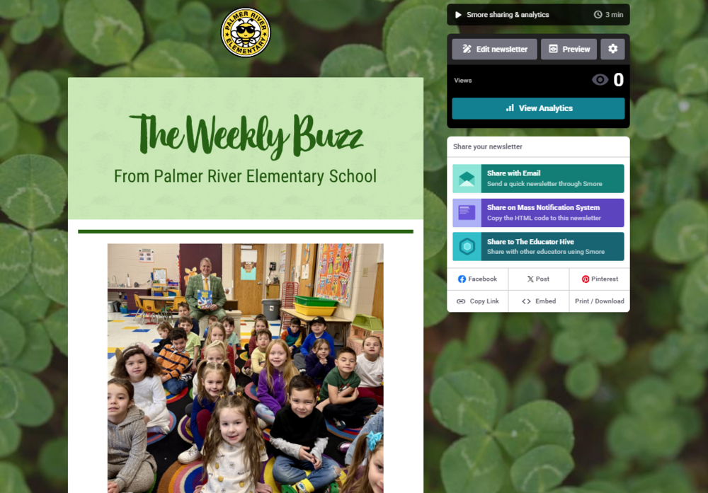 The  Weekly Buzz from Palmer River Elementary School