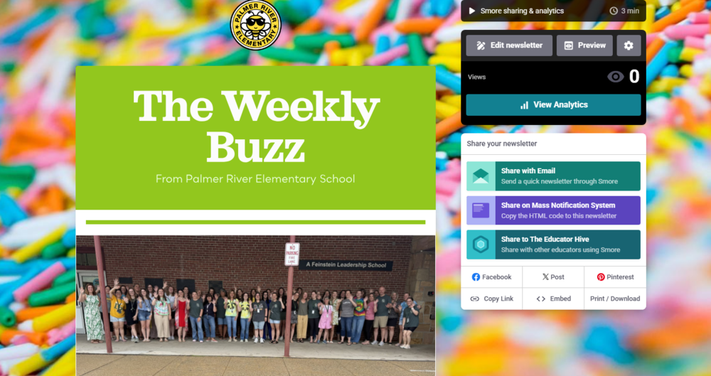 The Weekly Buzz from Palmer River Elementary School