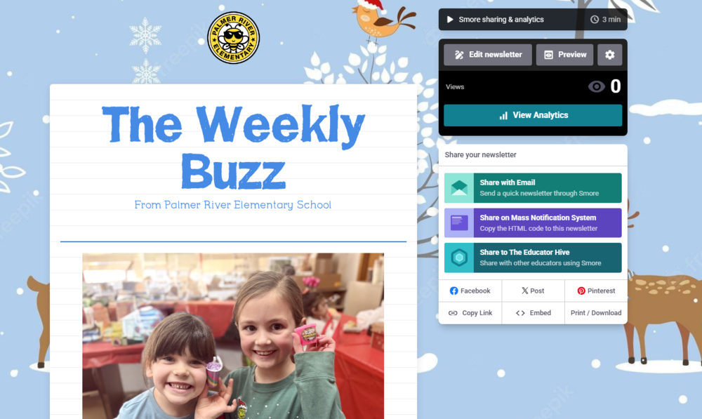 The Weekly Buzz from Palmer River Elementary School
