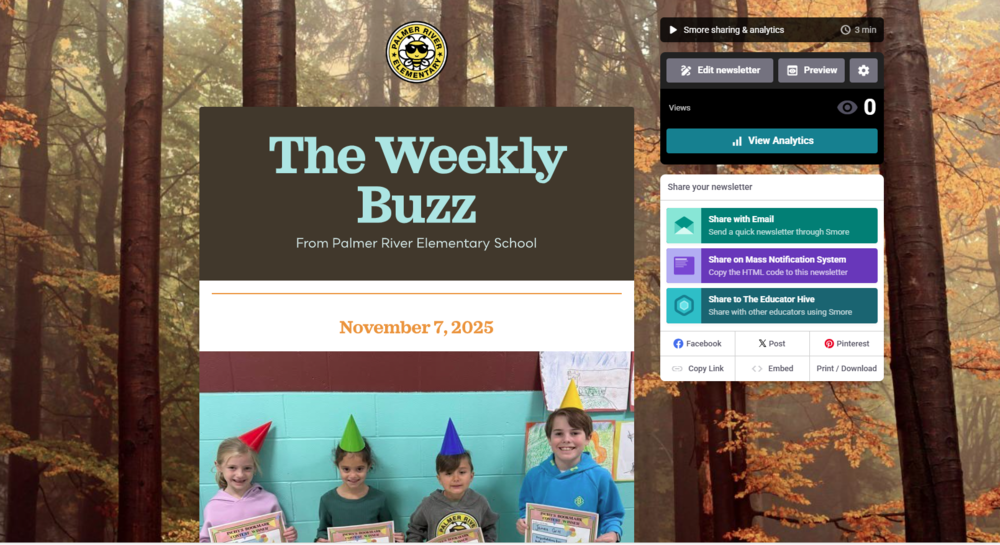 The Weekly Buzz from Palmer River Elementary School