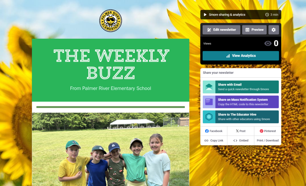 The Weekly Buzz from Palmer River Elementary School