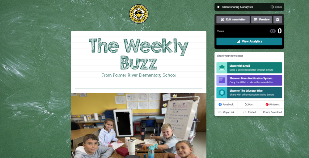 The Weekly Buzz from Palmer River Elementary School