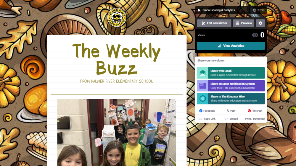 The Weekly Buzz from Palmer River Elementary School