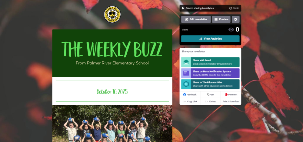 The Weekly Buzz from Palmer River Elementary School
