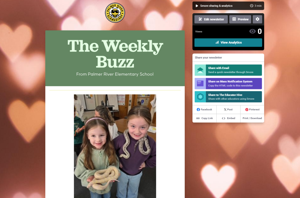 The Weekly Buzz from Palmer River Elementary School