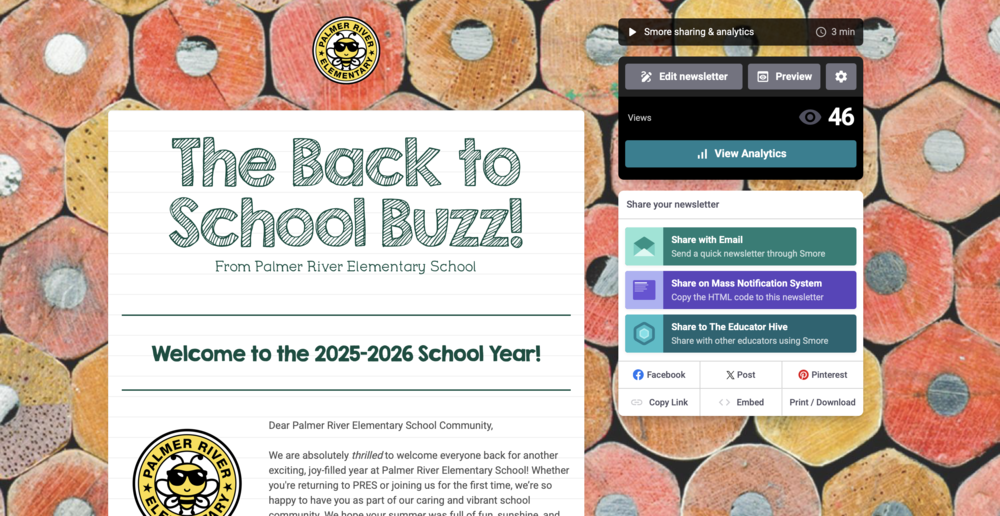 The Back to School Buzz!