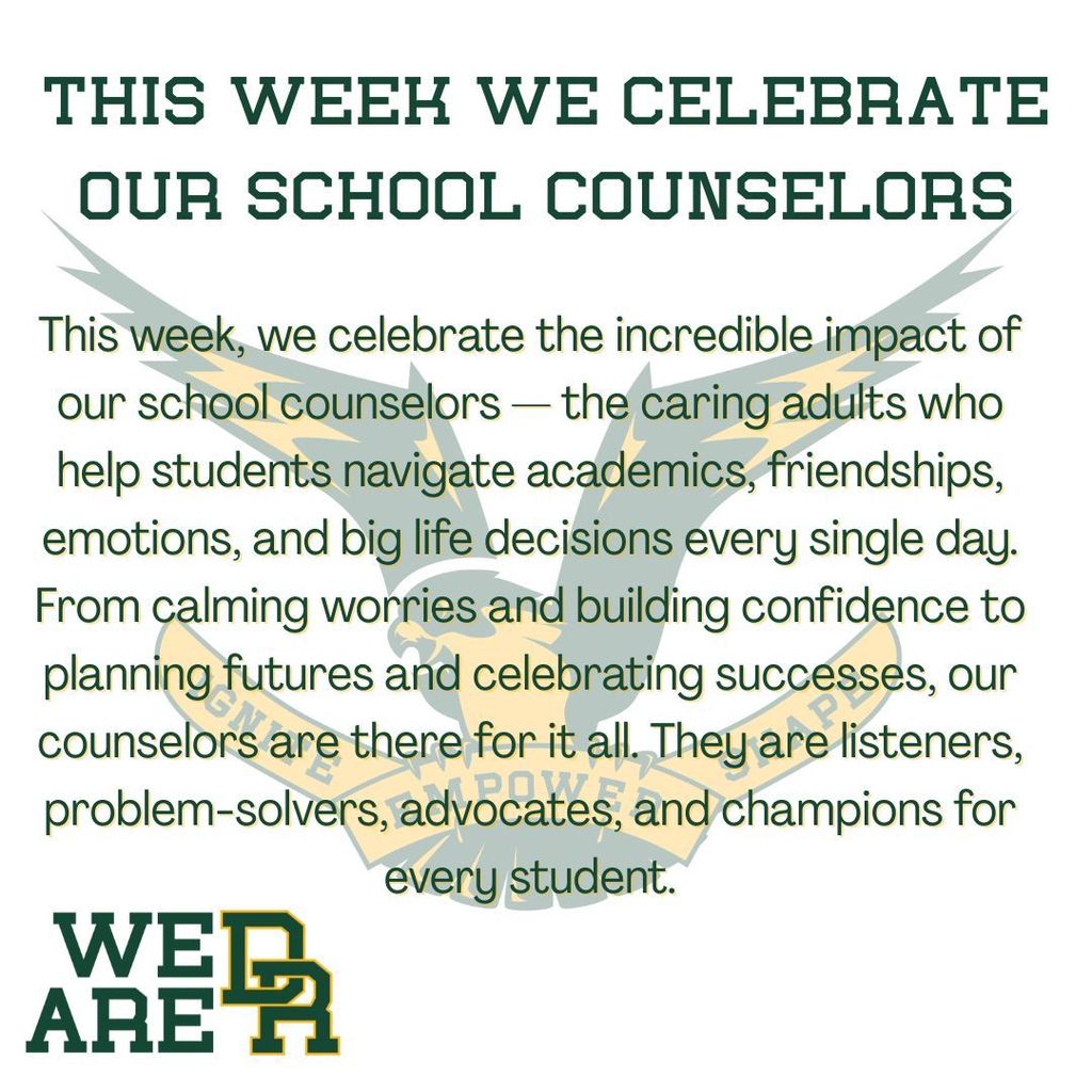 National School Counselors Week