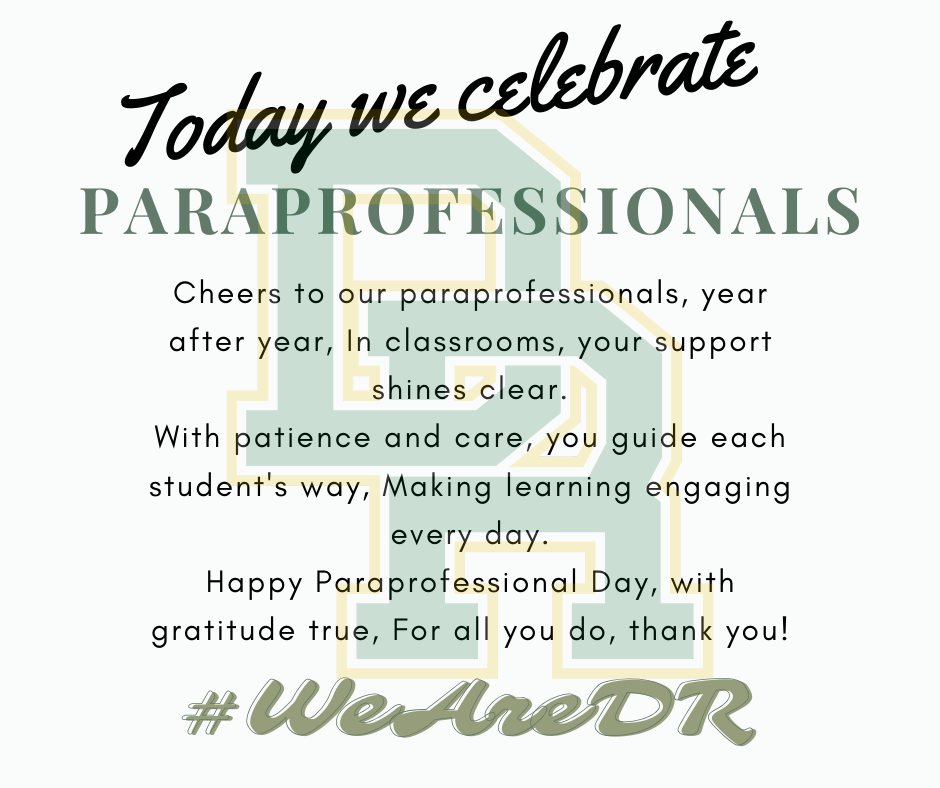 Paraprofessionals Appreciation