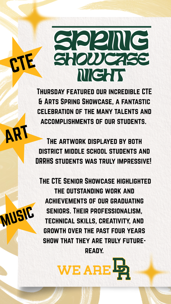 Spring Showcase Night and Rehoboth Lions Club Annual Awards at DRRHS