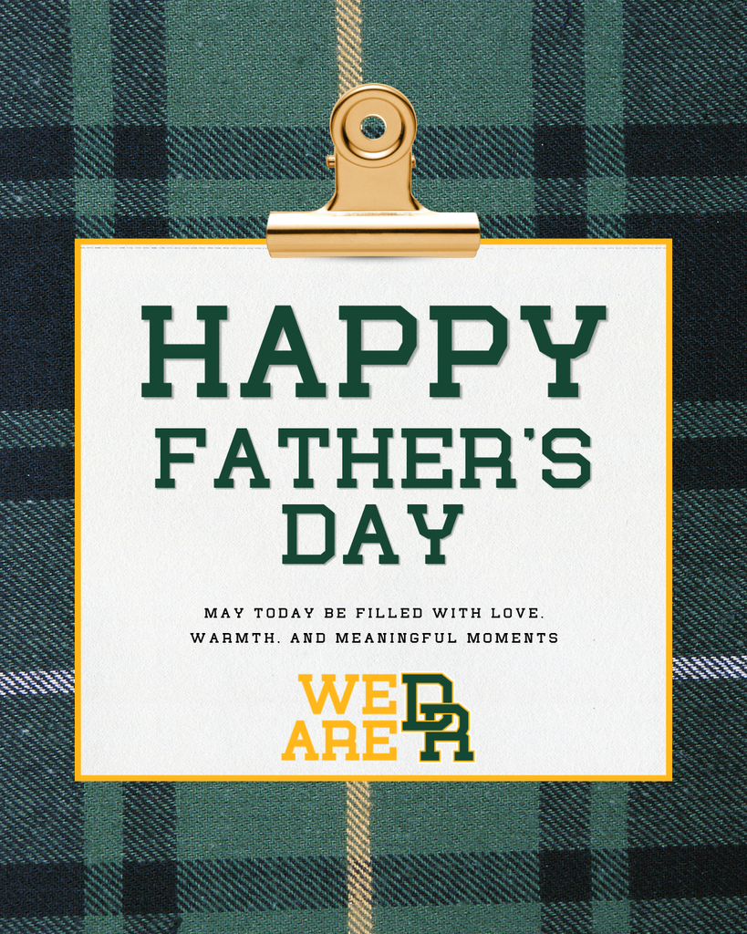 Happy Father's Day graphic with WeAreDR logo