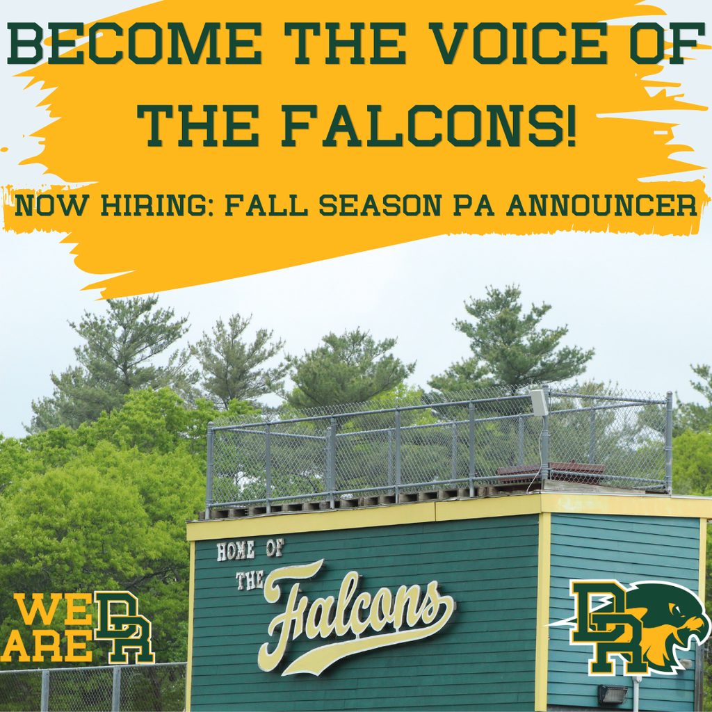 Become the voice of the falcons! PA Announcer