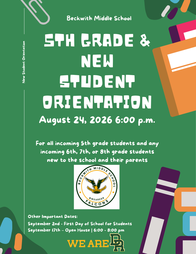 5th Grade & New Student Orientation