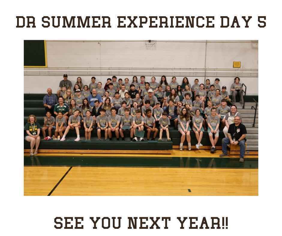 DR Summer Experience Day 5 - Showing students participating in their camp activities