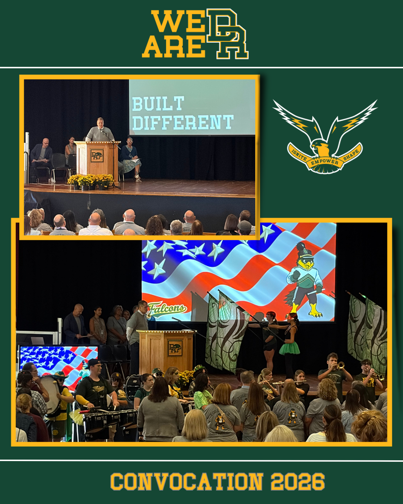 images of speeches and the marching band