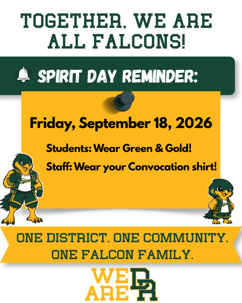 Spirit Day Reminder 2026