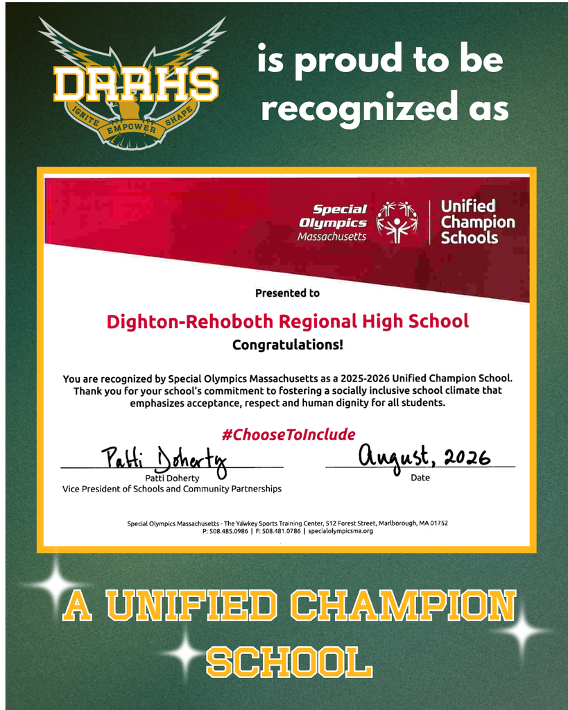 DRRHS is proud to be recognized as a Unifed Champion School!