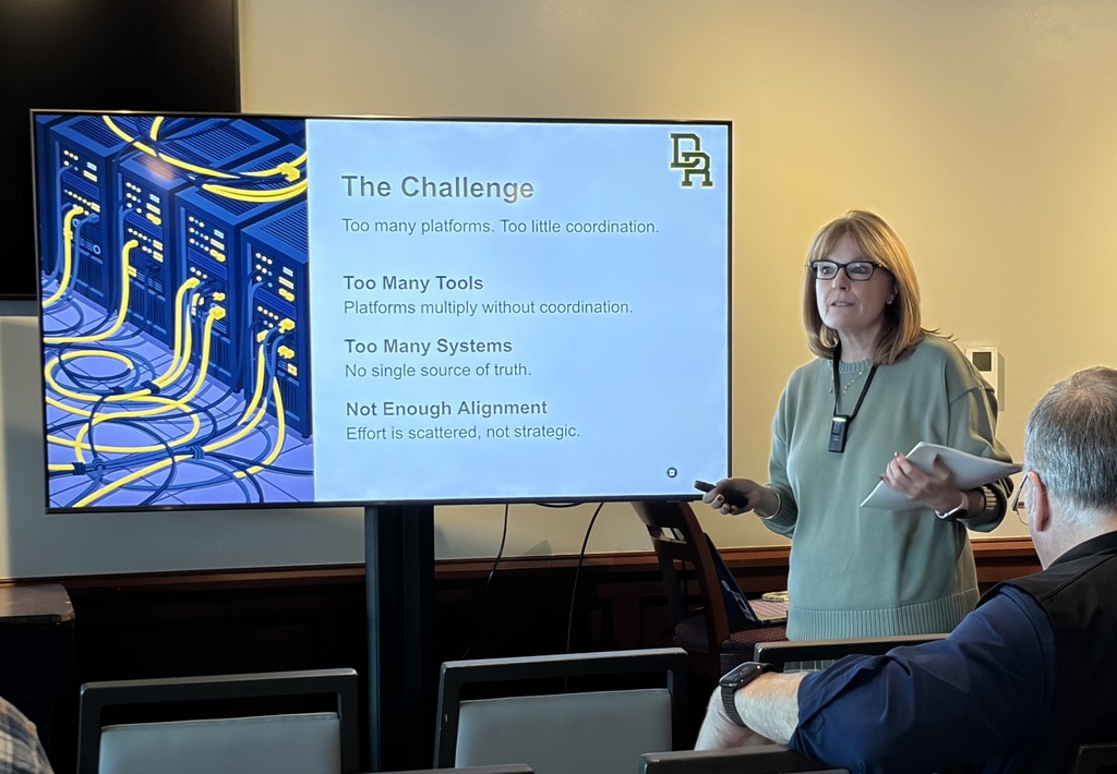 IT Director Lauren Harwood presents at MassCUE 2026