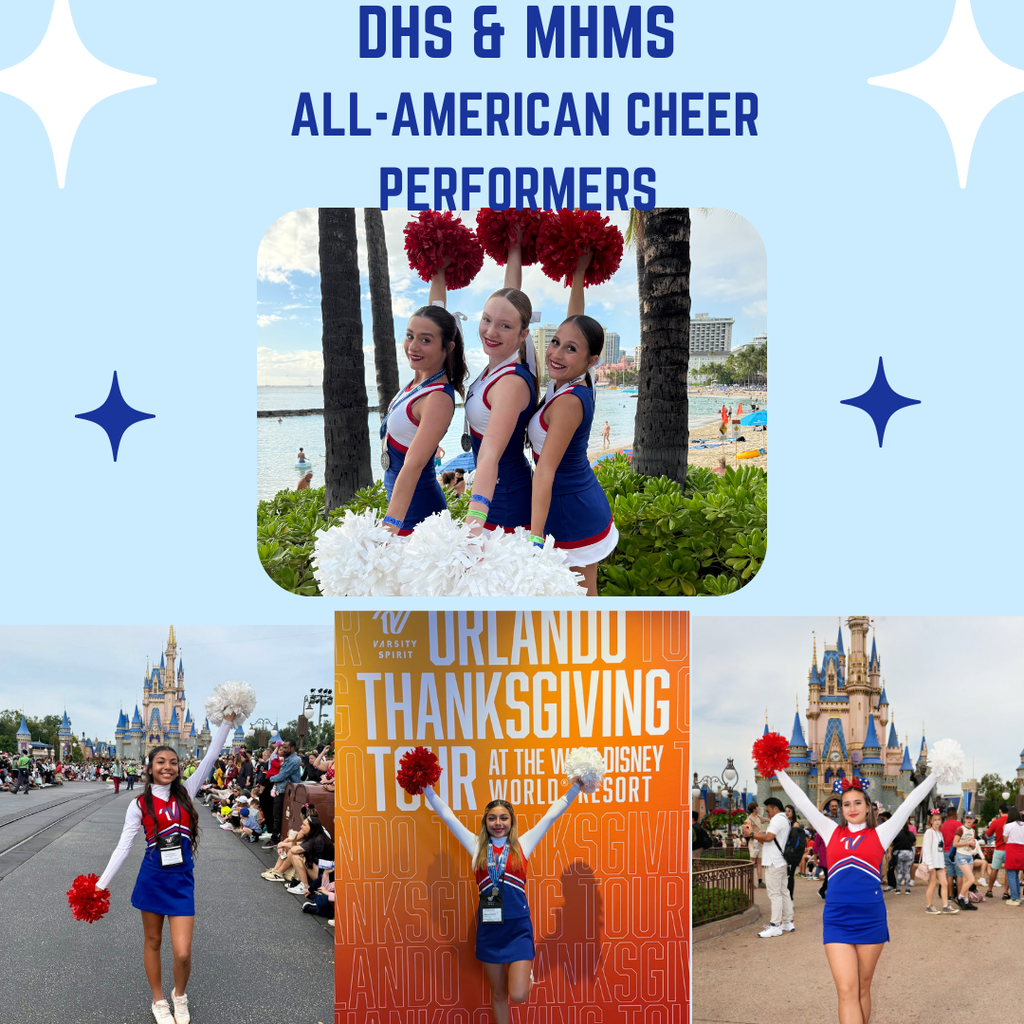 dhs & mhms ALL-amERICAN cHEER pERFORMERS