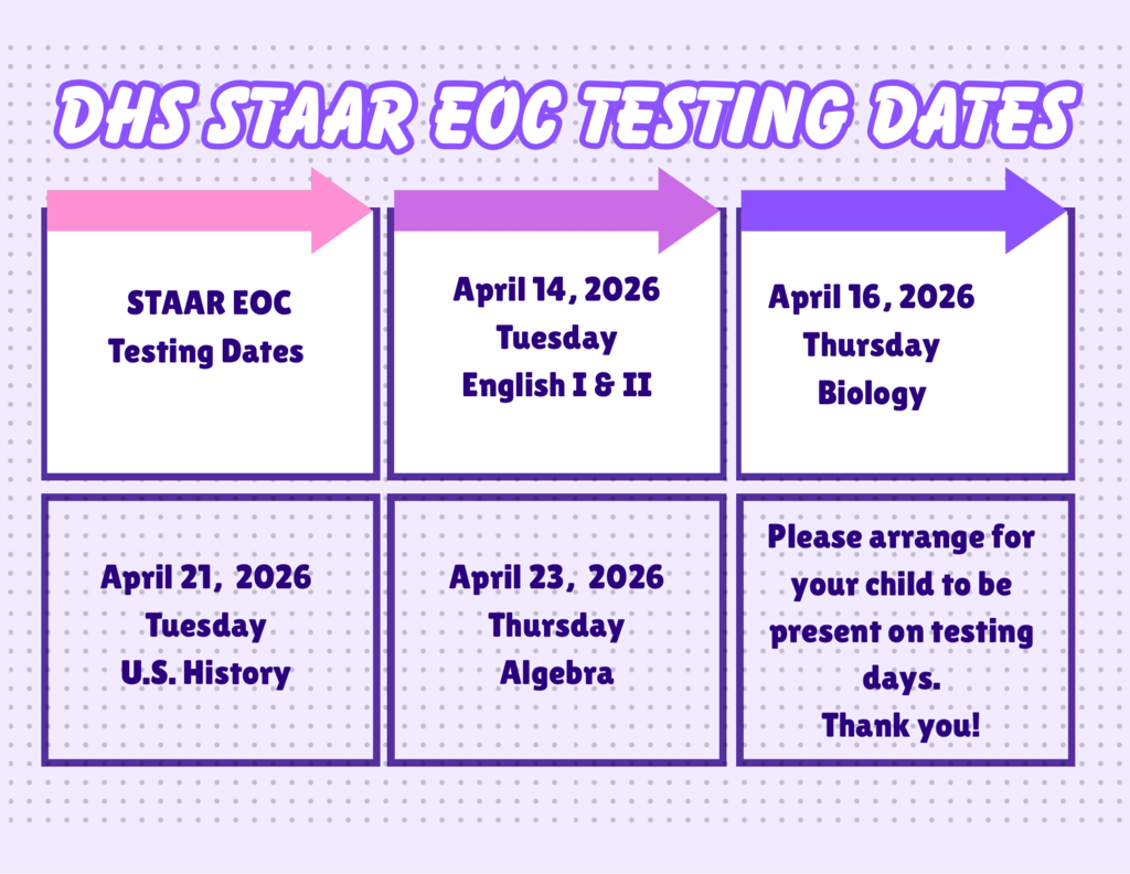 EOC Testing Dates