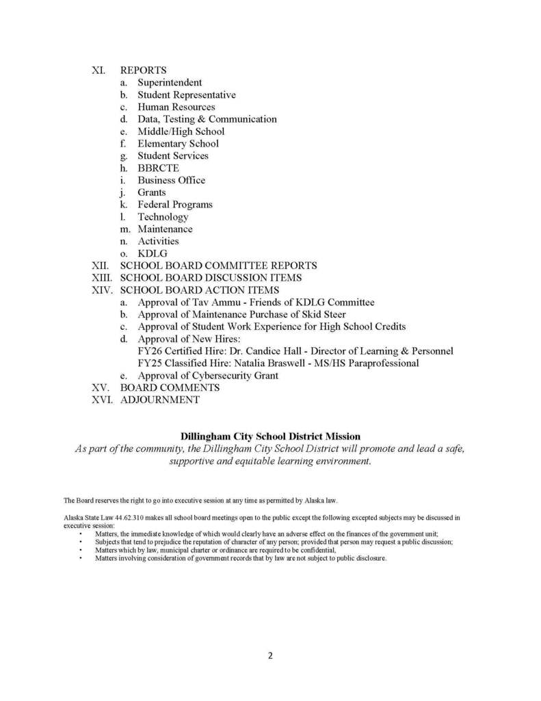 Agenda