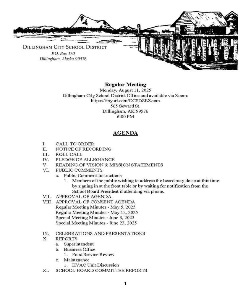Agenda