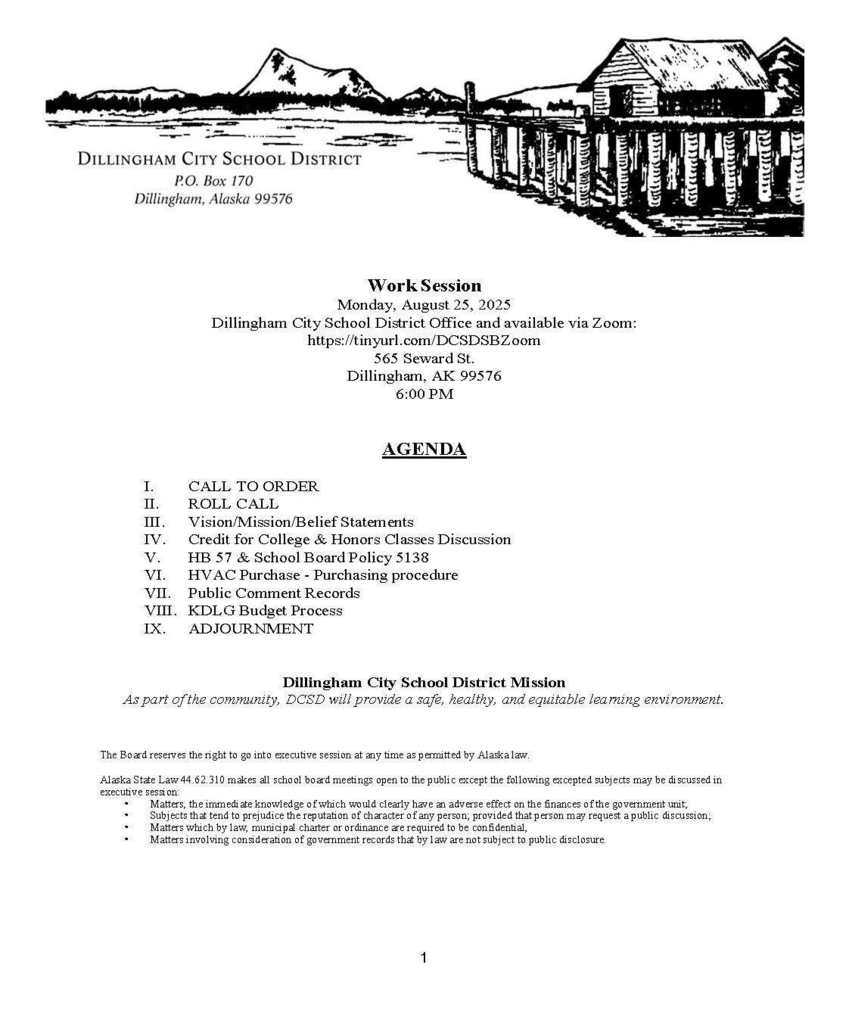 Agenda