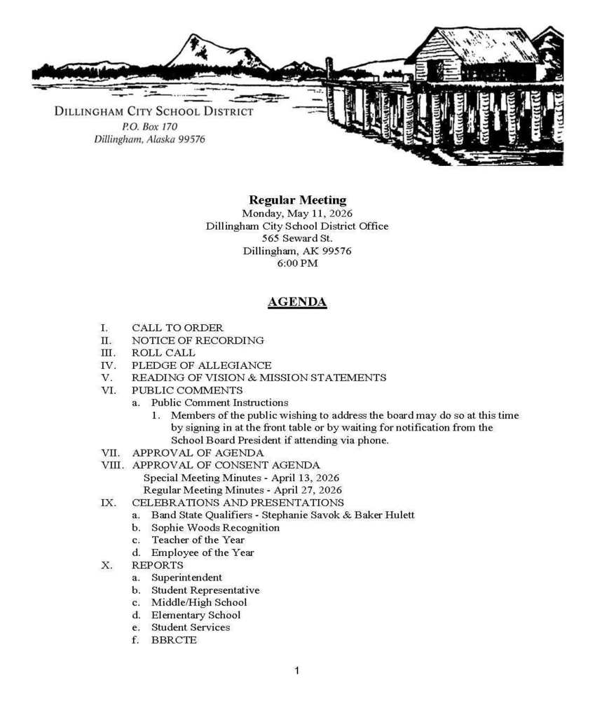 Agenda