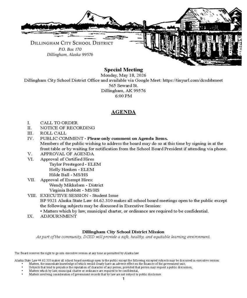 Agenda