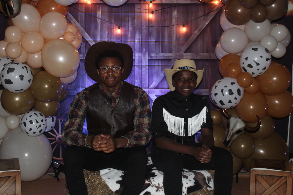 Students attend the Head Over Boots Dance.