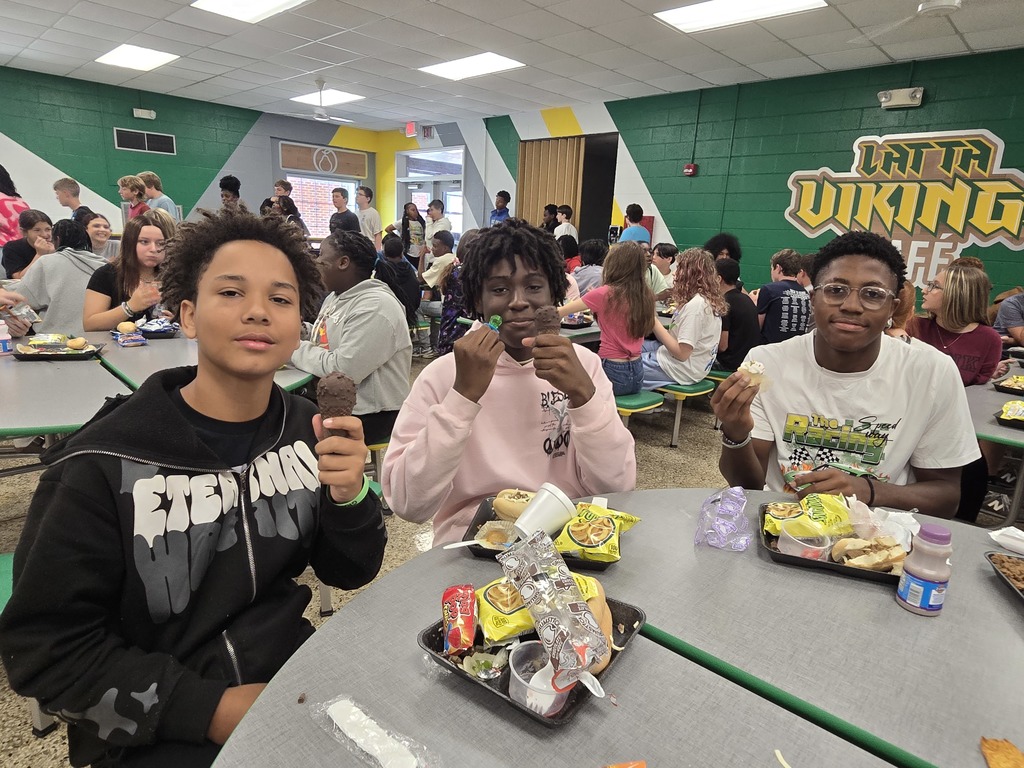 Students receive treat for attendance. 