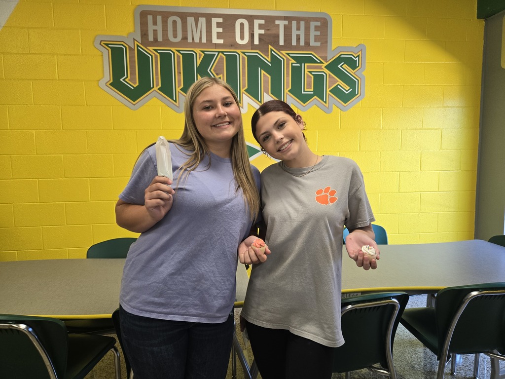 Students receive treat for attendance. 