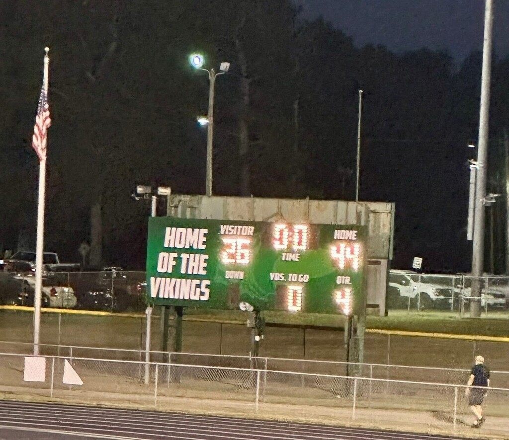 Final score: 44-26