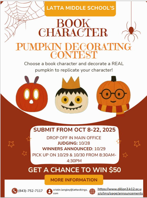 Pumpkin Contest Flyer