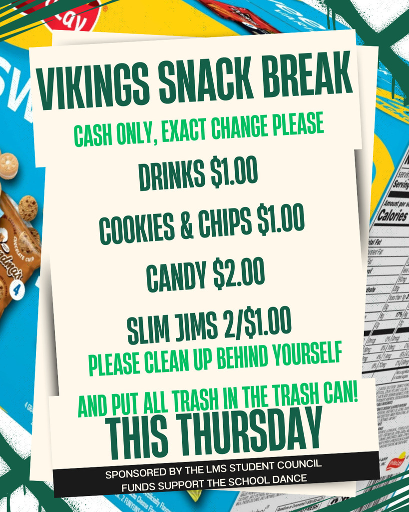 Viking Sneak Break This Thursday