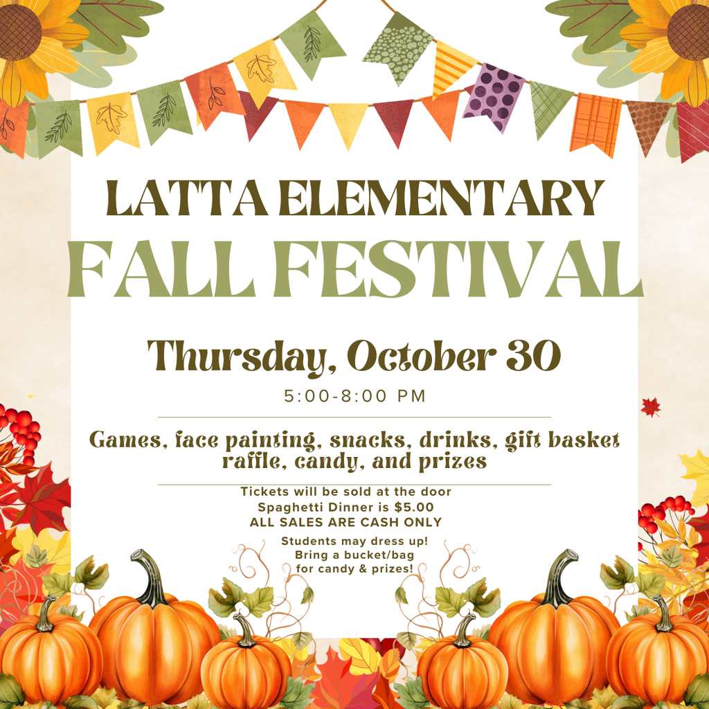 Flyer for LES Fall Festival on October 30, 2025