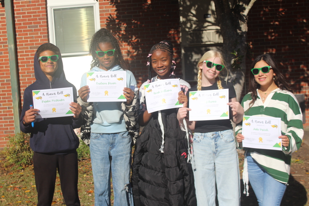 7th Grade All A Honor Roll