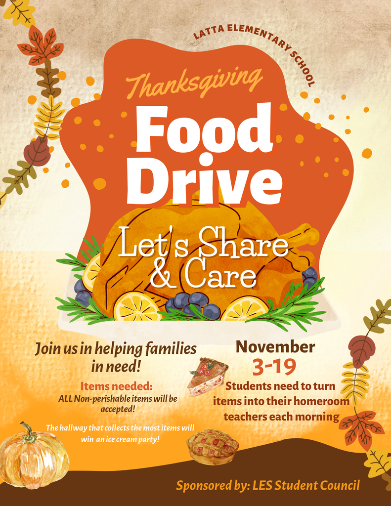 Thanksgiving Food Drive Flyer